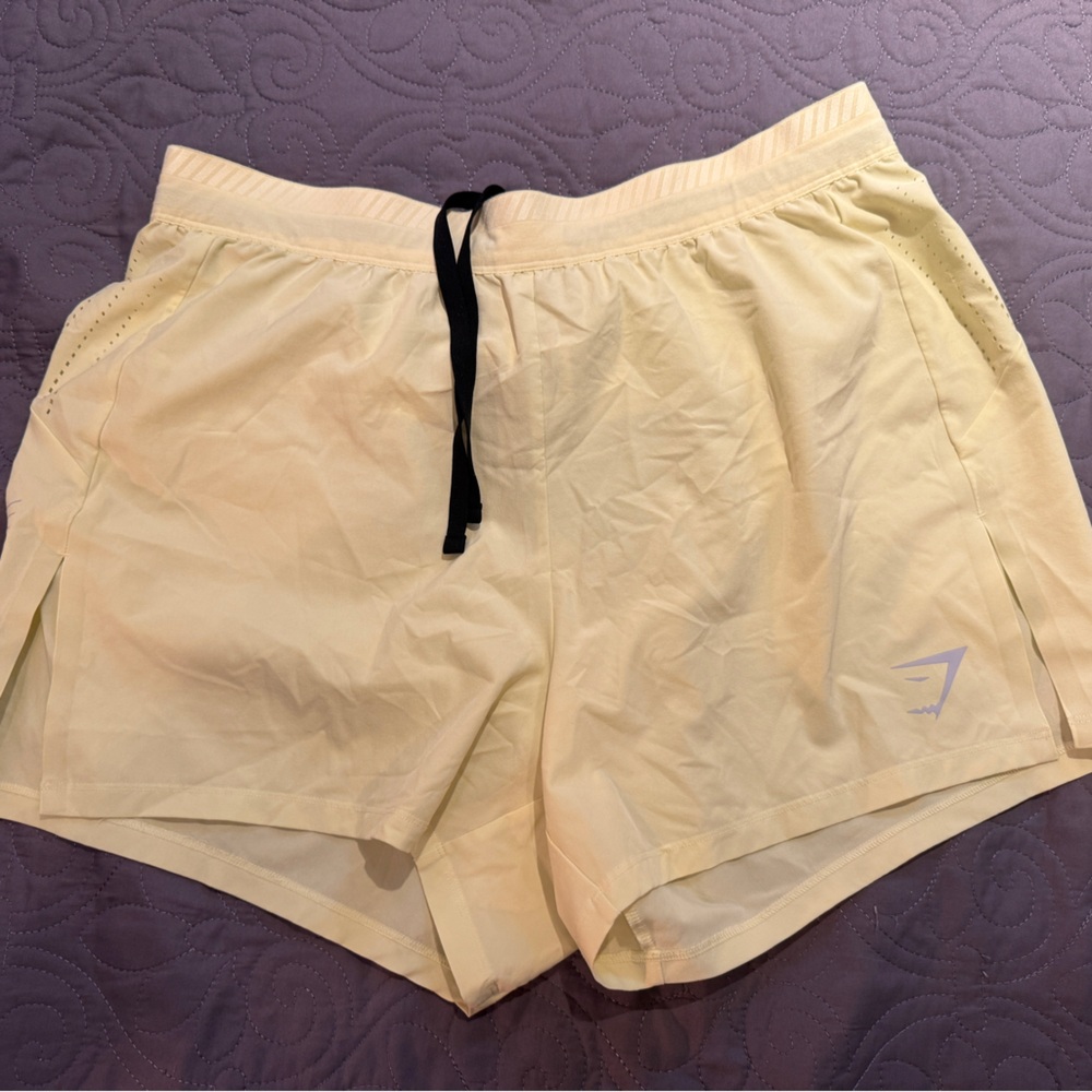 Gymshark Yellow Apex 4” Workout Shorts